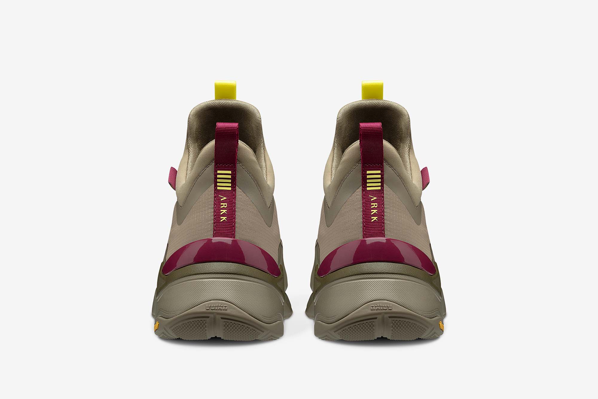 ARKK Collection Stormrydr Nylon HL VULKN Vibram | Khaki Ruby | Men Stormrydr